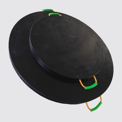 Round Outrigger Pads HDPE Portable Mobile Truck Plastic Foot Pads