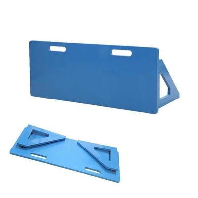 แผ่นพลาสติกยืดหยุ่นแบบพกพาสีน้ำเงิน HDPE Soccer Rebound Boards
