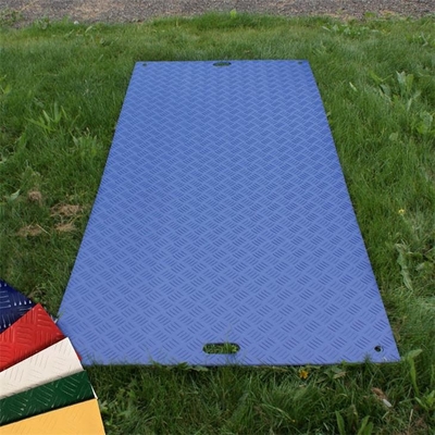 2 * 4ft พลาสติกป้องกันพื้นชั่วคราว HDPE Track เสื่อก่อสร้างถนน