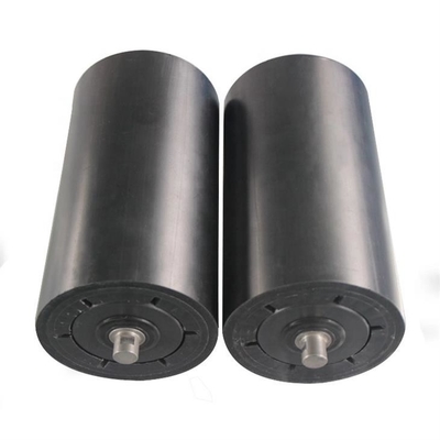 สวมลูกกลิ้งคนเดินเตาะแตะ UHMWPE น้ำหนักเบาสำหรับสายพานลำเลียงเหมืองถ่านหิน