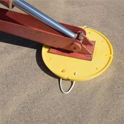 ทนทานต่อการสึกหรอรอบ HDPE เสื่อรถบรรทุกพลาสติก Outrigger แผ่นรองรับขา