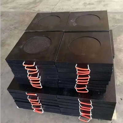 โพลิเอทิลีน Composite Outrigger Block Crane Pads PE Cribbing Sleeper Jack Mats
