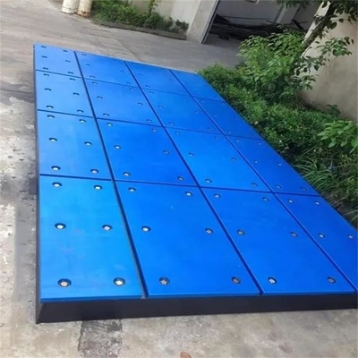 UHMWPE กระดานพลาสติก Port Fender แผ่นกันกระแทกทางทะเลสำหรับการก่อสร้างท่าเรือ