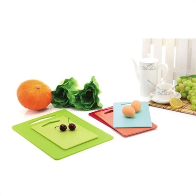 Faddish Multi Color Kitchen เขียงพลาสติก Non Slip PE เขียง