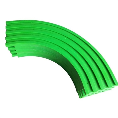 โพลิเอทิลีน Wear Strip T Slot Conveyor Plastic UHMWPE Chain Guide Track Rail