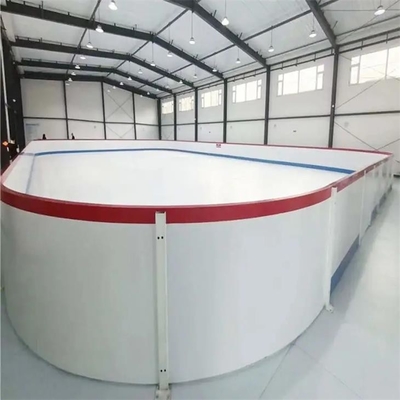 รั้วน้ำแข็งโพลีเอทิลีนความหนาแน่นสูงราวบันได Barrier Dasher Board รั้ว HDPE