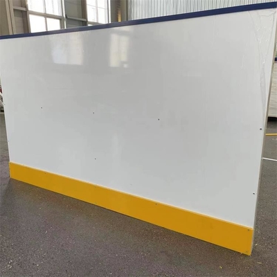 4x8 Feet Portable HDPE Plastic Ice Rink Barrier Hockey Shooting Rink Dasher Board