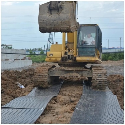 HDPE Ground Protection Plastic Crane Truck Access Mat พรมปูถนน