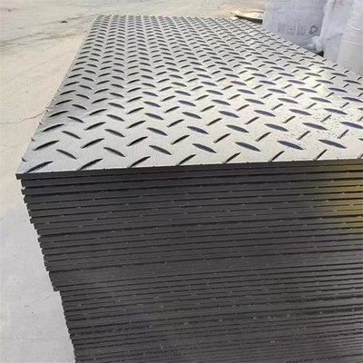 เสื่อป้องกันพื้น HDPE ปูถนนสำหรับงานก่อสร้างชั่วคราวสำหรับงานหนัก
