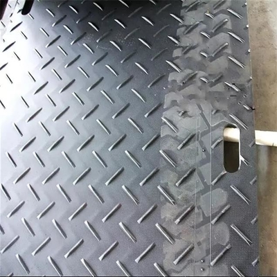 HDPE Rig Floor Mats Plastic Outdoor Ground Protection Mobile Road การเจาะน้ำมันพลาสติก