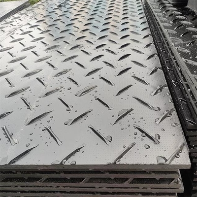 HDPE Rig Floor Mats Plastic Outdoor Ground Protection Mobile Road การเจาะน้ำมันพลาสติก