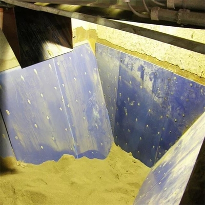 ป้องกันการเกาะติด การปิดกั้น ถ่านหิน ของฉัน รางน้ำ UHMWPE ถ่านหิน บังเกอร์ไลเนอร์ จาน