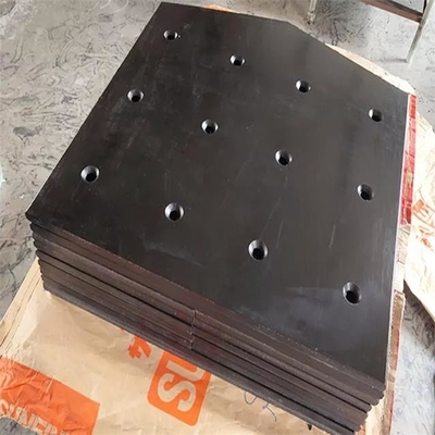แผ่นซับบังเกอร์ถ่านหิน UHMWPE แผ่นโพลีเอทิลีนสีดำแบบไม่ติดแบบกำหนดเอง
