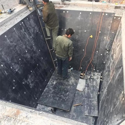 แผ่นซับบังเกอร์ถ่านหิน UHMWPE แผ่นโพลีเอทิลีนสีดำแบบไม่ติดแบบกำหนดเอง