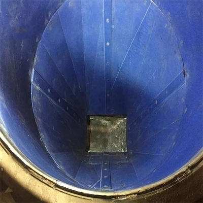 48 X 96 นิ้วใต้ตะแกรงช่องทาง UHMWPE บังเกอร์ถ่านหินพลาสติก Blue Lining Board