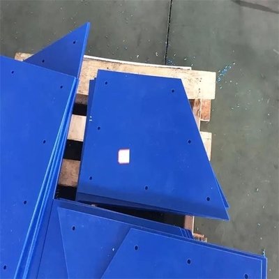 กล่องพลาสติกรถบรรทุกแบบหล่อลื่นในตัวสีน้ำเงิน ไซโล Liner UHMW PE Lining Board