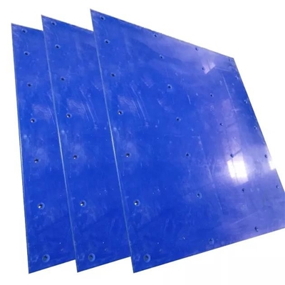 คุณสมบัติการหล่อลื่นตัวเอง Blue UHMWPE Plastic Silos ถ่านหิน บังเกอร์ไลเนอร์ Sheet