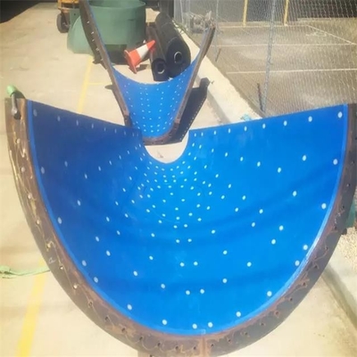 กล่องพลาสติกรถบรรทุกแบบหล่อลื่นในตัวสีน้ำเงิน ไซโล Liner UHMW PE Lining Board