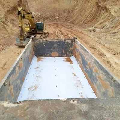 แผ่นซับในรถบรรทุกดินเหนียวหล่อลื่นตัวเอง UHMWPE แผ่นรองพื้นเตียงรถบรรทุกพลาสติก