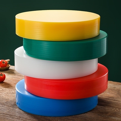 เขียงพลาสติก HDPE แบบกำหนดเองสำหรับครัวแกะสลักกลมสำหรับชีส