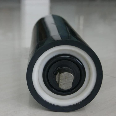 สายพานลำเลียง HDPE สีดำโพลิเมอร์ขนาด 4 นิ้ว ลูกกลิ้งปรับแรงเสียดทาน ลูกกลิ้งคนเดินเตาะแตะ