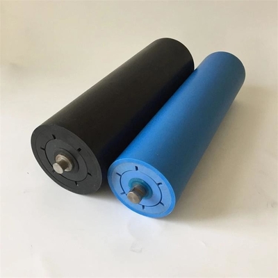สวมลูกกลิ้งคนเดินเตาะแตะ UHMWPE น้ำหนักเบาสำหรับสายพานลำเลียงพอร์ตการขุดถ่านหิน