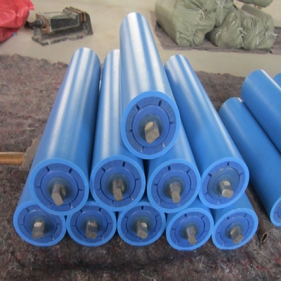 ป้องกันการกัดกร่อน UHMW PE สายพานลำเลียงลูกกลิ้งคนเดินเตาะแตะสำหรับลูกกลิ้งพาหะลำเลียง