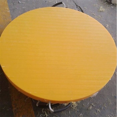 ทนทานต่อการสึกหรอรอบ HDPE เสื่อรถบรรทุกพลาสติก Outrigger แผ่นรองรับขา
