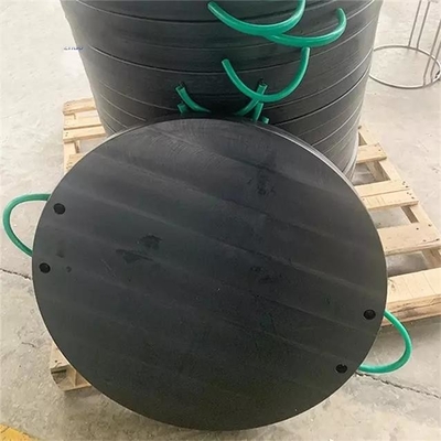เครนมุมพลาสติกแบบเคลื่อนที่ได้ทนต่อแรงกระแทก HDPE Outrigger Jack Pads
