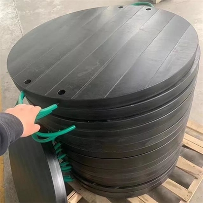 เครนมุมพลาสติกแบบเคลื่อนที่ได้ทนต่อแรงกระแทก HDPE Outrigger Jack Pads