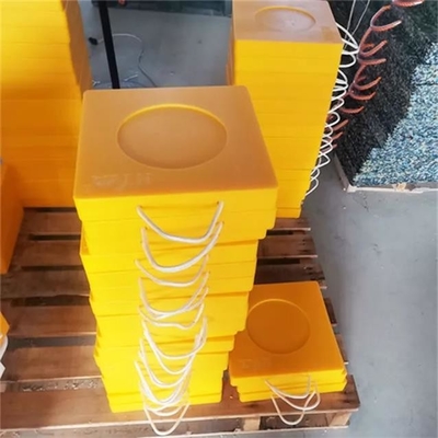 ปั๊มพลาสติกโพลีเอทิลีนความหนาแน่นสูง เครน Outrigger Pads แผ่นแจ็ครถพ่วง HDPE