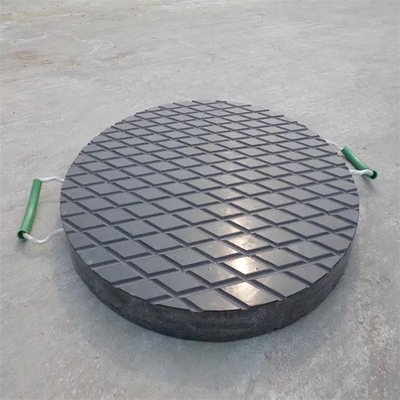 แบบพกพา HDPE รอบ Outrigger Pads Mobile Truck แผ่นเท้าพลาสติก