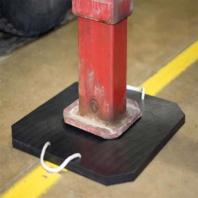 โพลิเอทิลีน Composite Outrigger Block Crane Pads PE Cribbing Sleeper Jack Mats