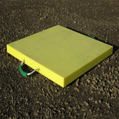 Mobile Crane Truck Stabilizer Leg HDPE Outrigger Pads Platform พร้อมที่จับ