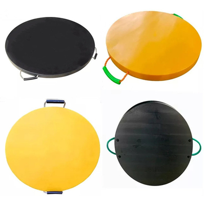 แผ่นรองรับเท้าเครน HDPE ชั่วคราว Jack Outrigger Pad สำหรับงานก่อสร้าง