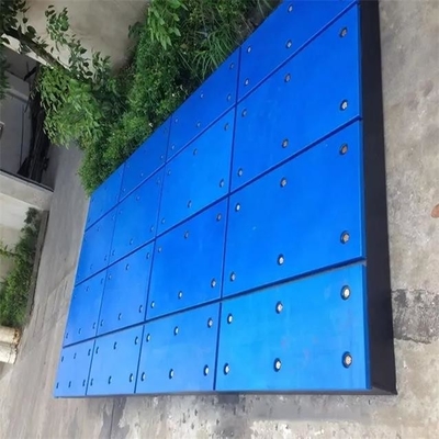 Blue Anti Collision เรือพลาสติก Marine Fender Face Pad UHMWPE Dock Buffer Pad