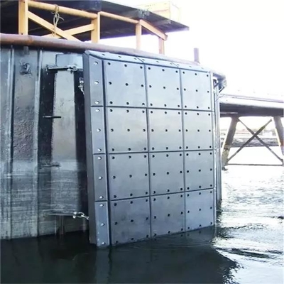 แผงป้องกันแผ่นไม้อัดโพลีเอทิลีนสีดำตัวป้องกัน UHMWPE Dock Bumper Sliding Panel