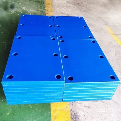 พลาสติก UHMWPE Dock Fender Face Pad สำหรับการก่อสร้างท่าเรือการป้องกันด้านข้างท่าเรือ