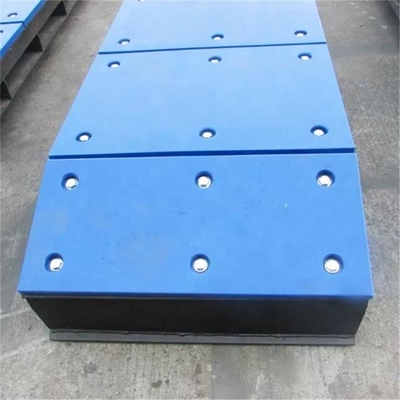 พลาสติกวิศวกรรมโค้ง Dock Fender Face Pads UHMWPE Marine Dock Bumpers