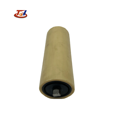 ลูกกลิ้งลำเลียงพลาสติก UHMWPE สีดำประสิทธิภาพสูงสำหรับการกลับรถลูกกลิ้งคนเดินเตาะแตะ