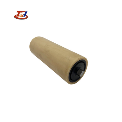 ลูกกลิ้งลำเลียงพลาสติก UHMWPE สีดำประสิทธิภาพสูงสำหรับการกลับรถลูกกลิ้งคนเดินเตาะแตะ