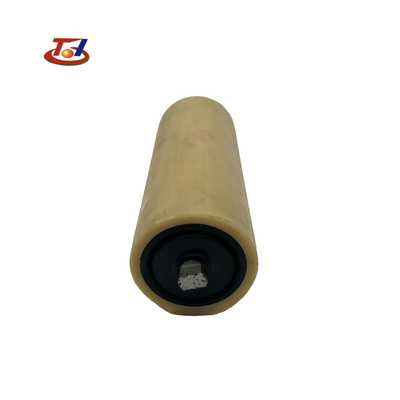 ลูกกลิ้งลำเลียงพลาสติก UHMWPE สีดำประสิทธิภาพสูงสำหรับการกลับรถลูกกลิ้งคนเดินเตาะแตะ