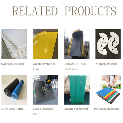 โปลิเอธีเลน PE บล็อก UHMWPE พลาสติกการตัดแผ่น HDPE