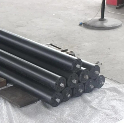 โพลีเมอร์โมเลกุลสูงสุด Hdpe conveyor roller Dia 76mm