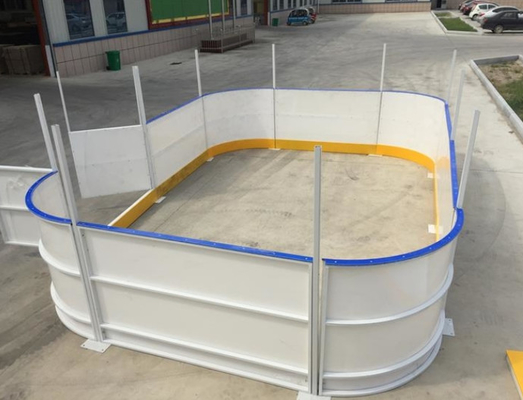 Home Rink ความหนา 15-25mm การเชื่อมต่อต่อกัน PE หนังหินสังเคราะห์ สําหรับผู้รักษาประตู