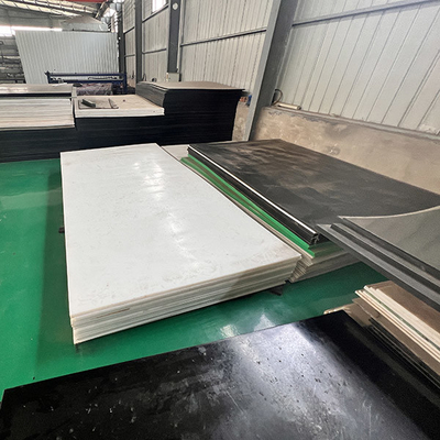 เกรดอาหาร กระดาษแผ่นพลาสติกพอลิเมอร์ HDPE สีขาว ทนต่อสารเคมี 1mm-100mm
